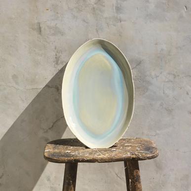 Oval Platter Aged Forest