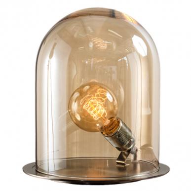 Chestnut Brown Glow in a Dome Lamp